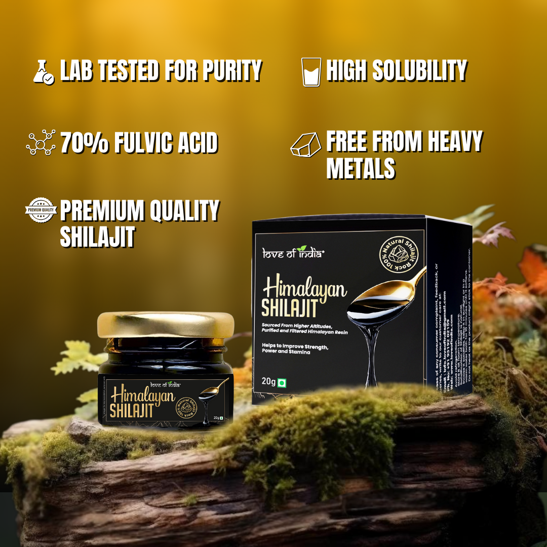 Pure Himalayan Shilajit Resin | Rich in Fulvic Acid & 85+ Minerals | Buy 1 Get 1 FREE