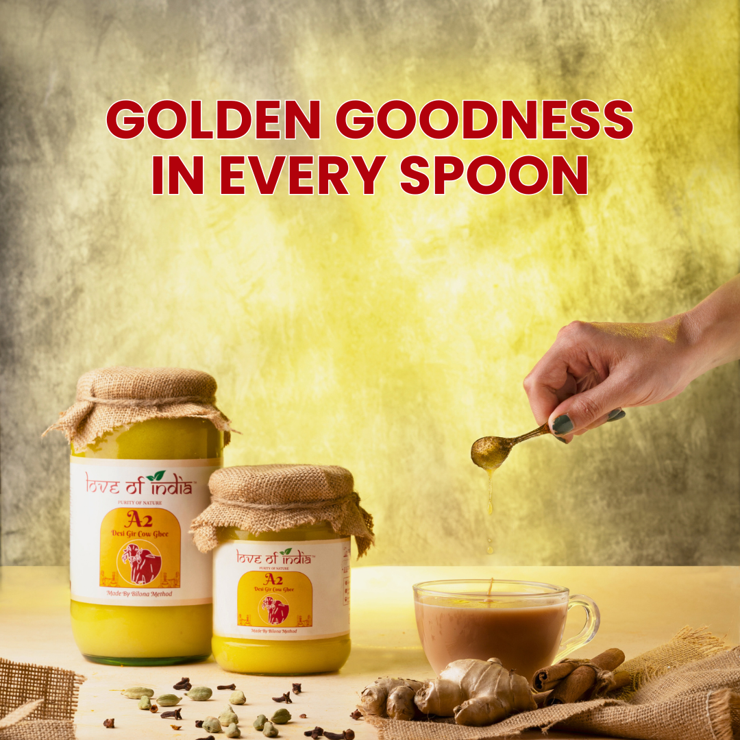 Love of India Desi Vedic Gir Cow Ghee made by Bilona method