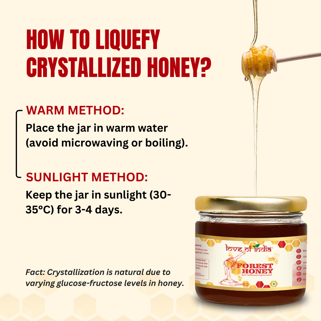 Forest Honey (Raw, Unfiltered, Unprocessed & Non-Pasteurised)