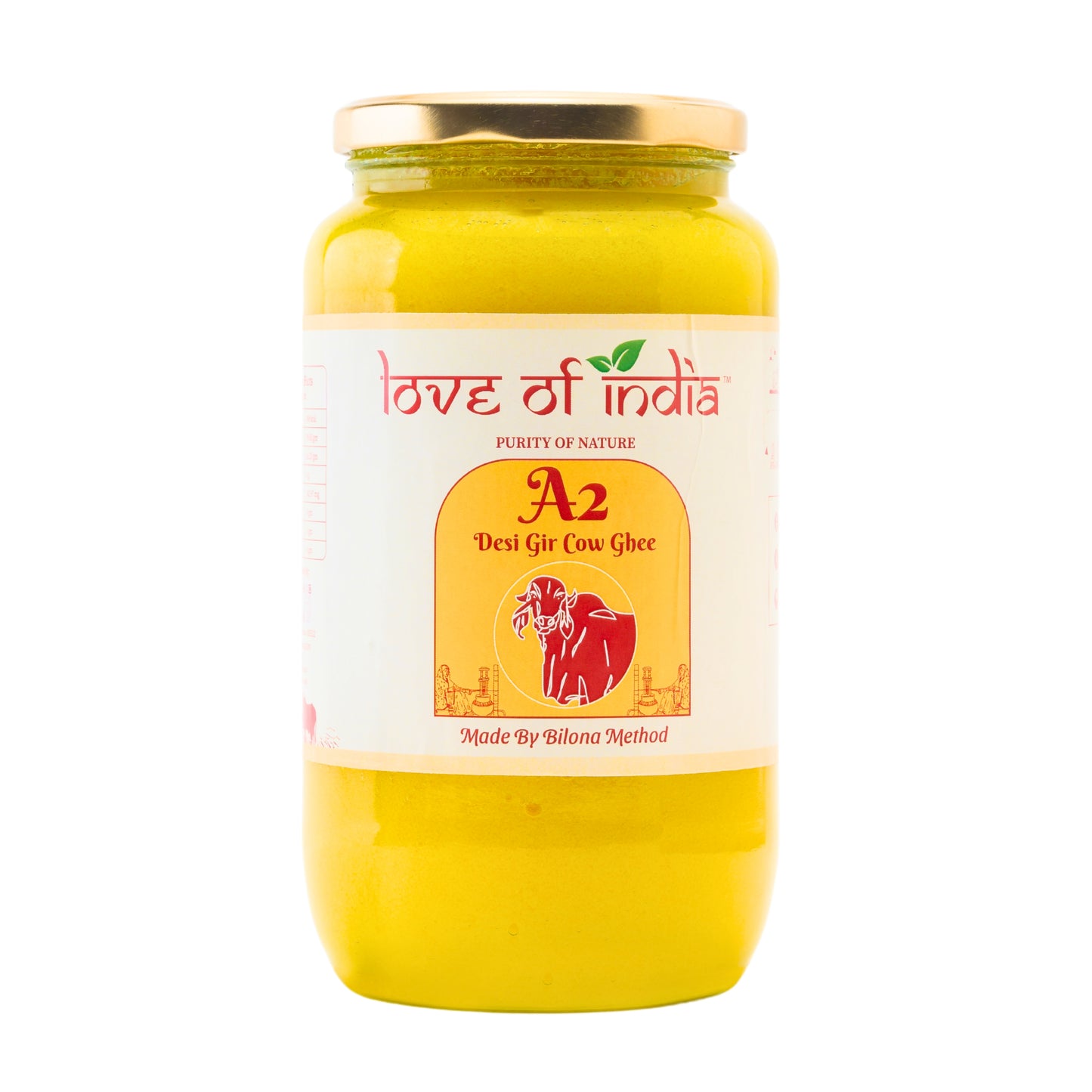 Love of India Desi Vedic Gir Cow Ghee made by Bilona method