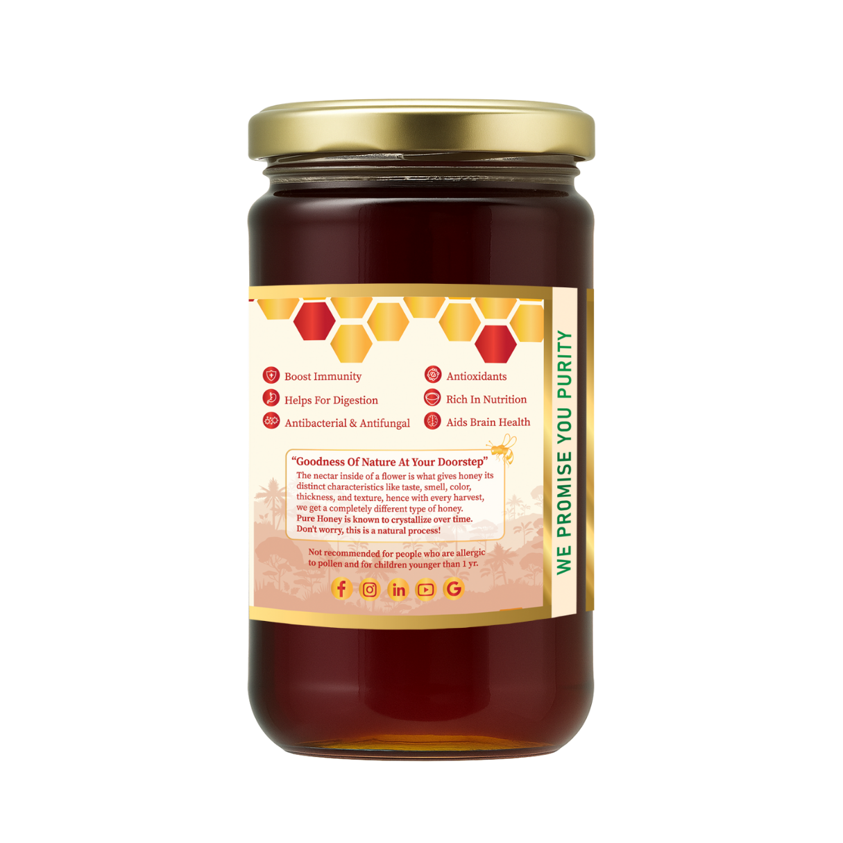 Forest Honey (Raw, Unfiltered, Unprocessed & Non-Pasteurised) 1 KG