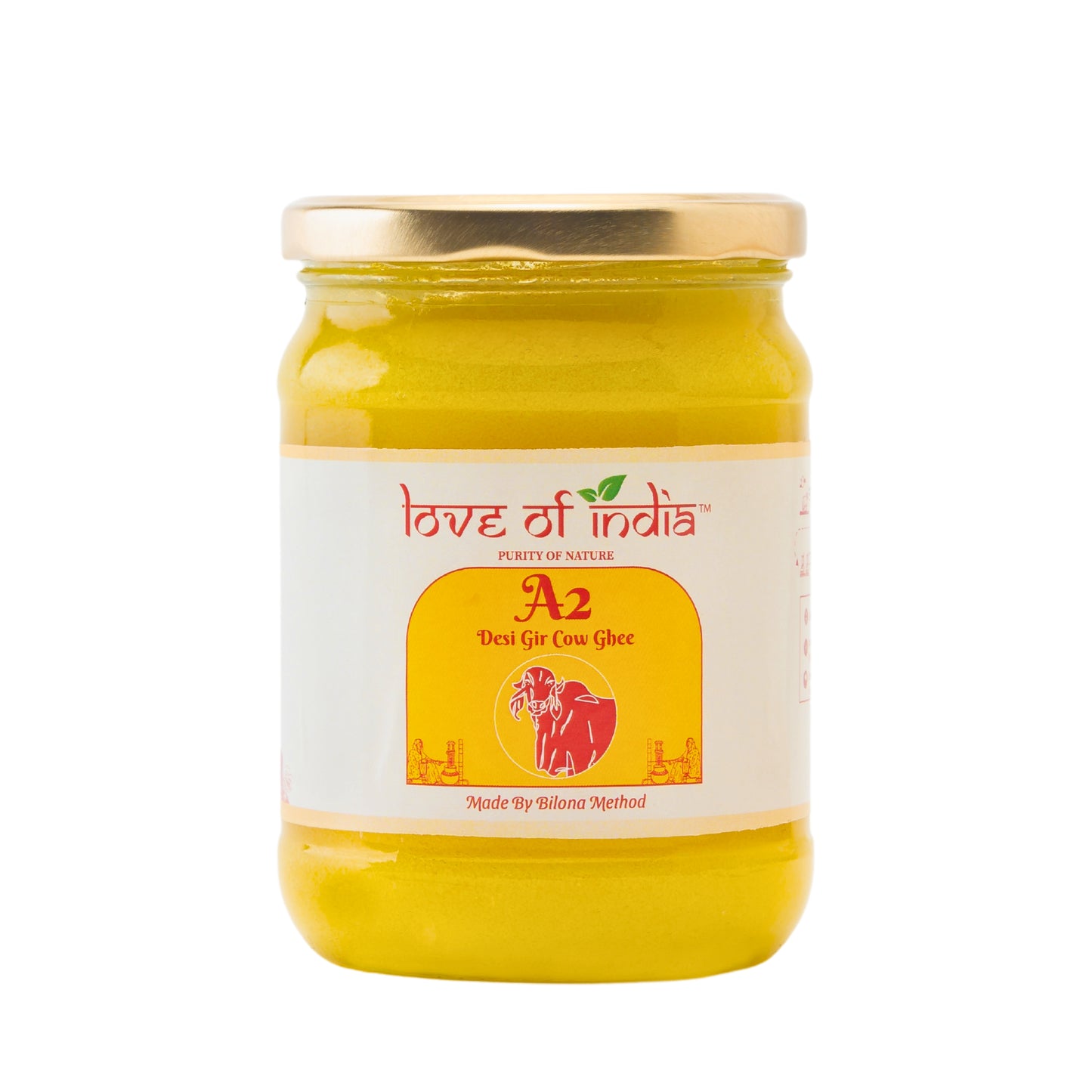 Love of India Desi Vedic Gir Cow Ghee made by Bilona method