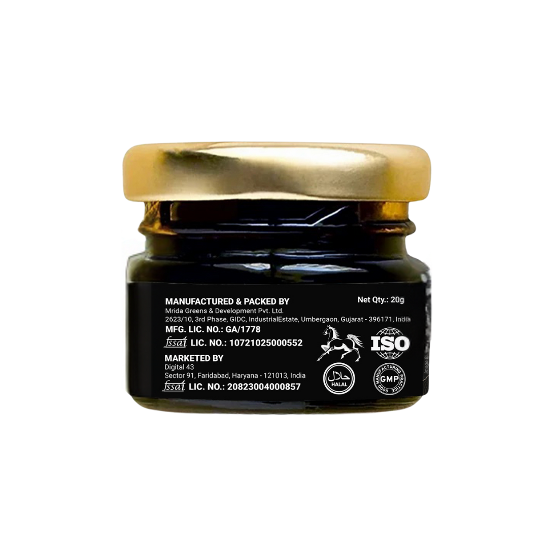 Love of India Pure Himalayan Shilajit Resin | Rich in Fulvic Acid & 85+ Minerals | 20g - 80 Servings