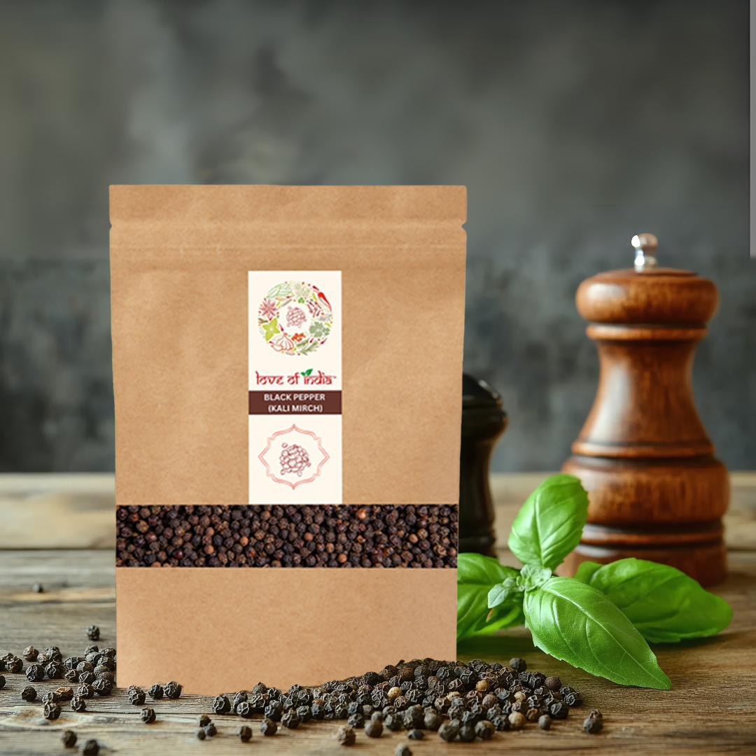 Organically Grown Black Pepper Bold (Kali Mirch) | Kerala (Idduki) | Premium Export Quality