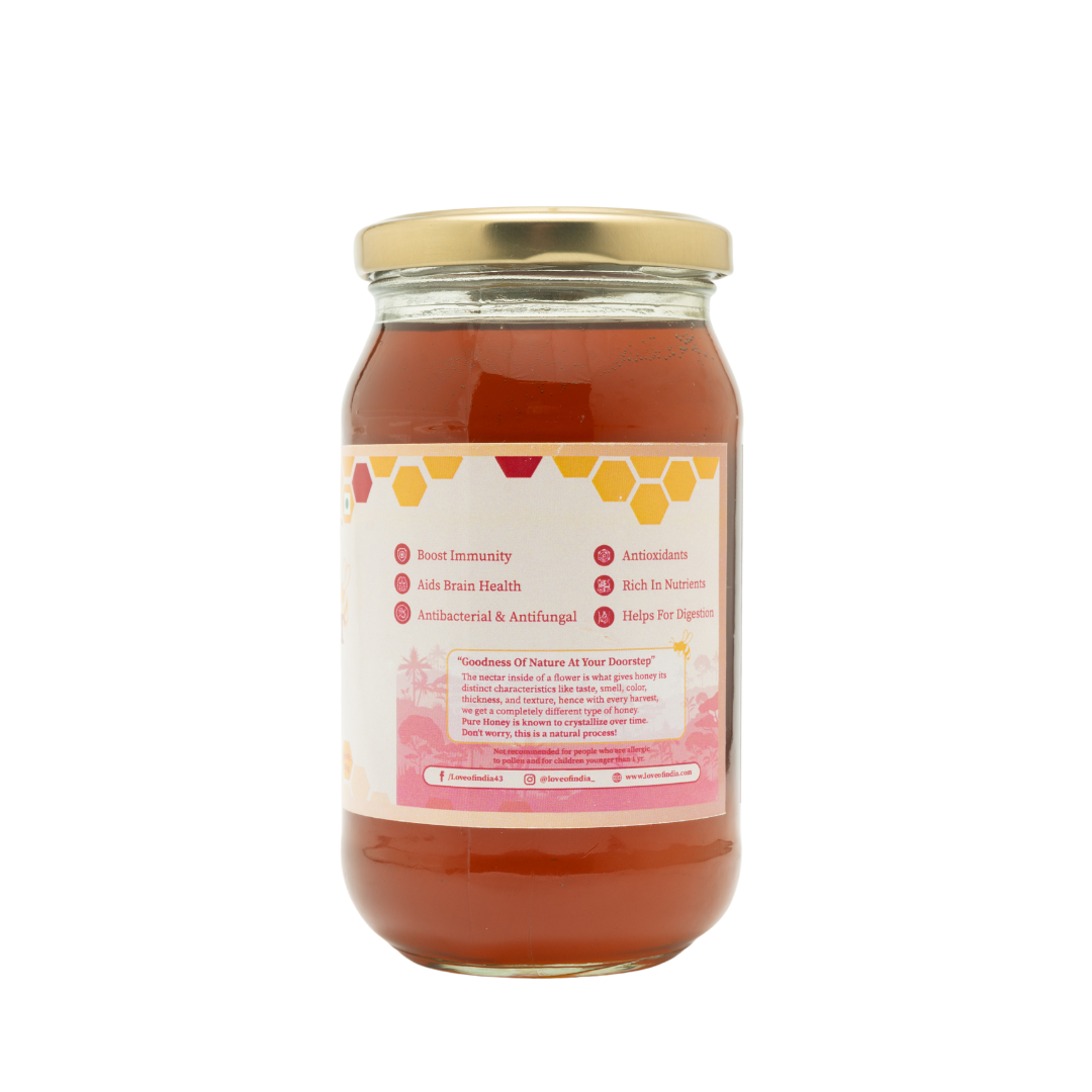 Raw Forest Honey (Raw, Unfiltered, Unprocessed & Non-Pasteurised)