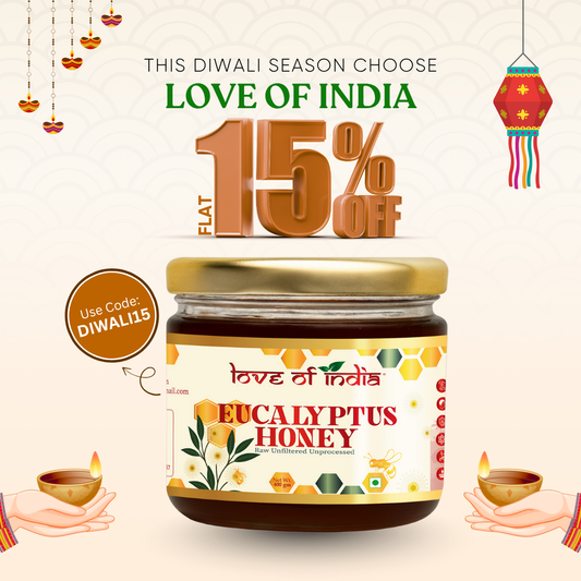 Eucalyptus Honey 400g | 100% Pure – Soothes Sore Throat & Supports Lungs
