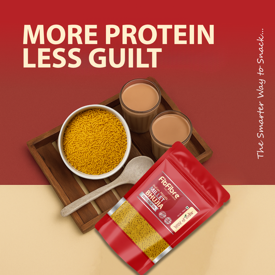 FitFibre Indian Masala Millet Bhujia β Healthy Twist to Your Favourite Snack