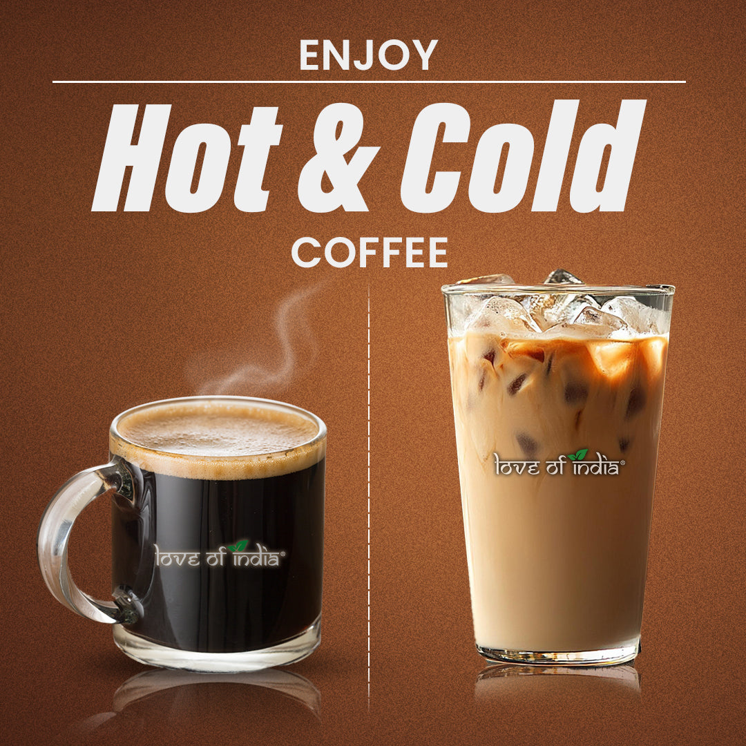 Love of India Gold Coffee - Rich Aroma | Instant Coffee | 10gm (5cups) Pack