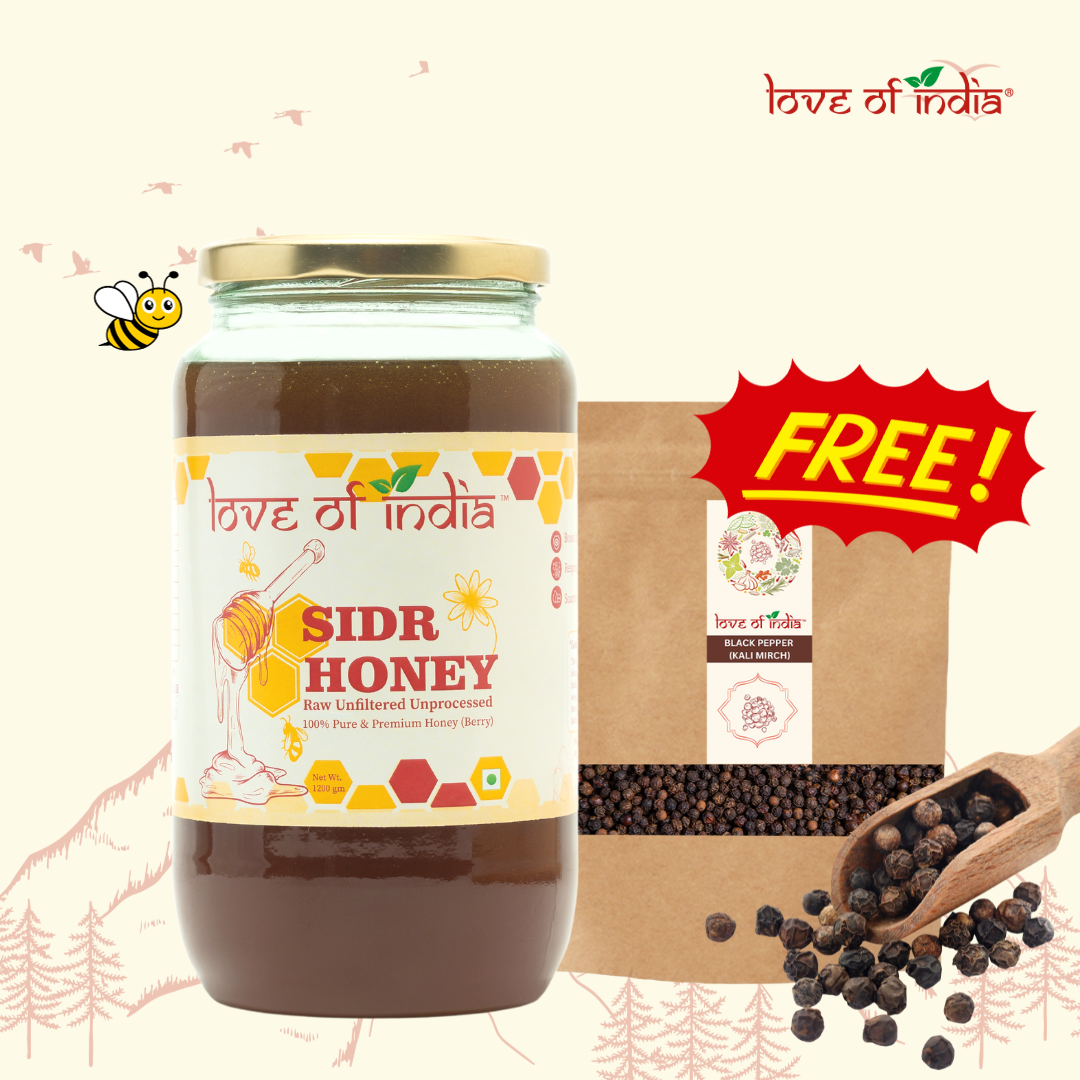 SIDR Honey (Raw, Unprocessed, Unfiltered, Pure & Premium Honey) Jujube Berry