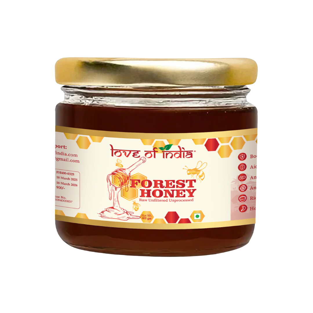 Daily Strength Combo: Pure Himalayan Shilajit Resin (20g) + FREE Forest Honey (400g) β Energy, Immunity & Recovery Boost