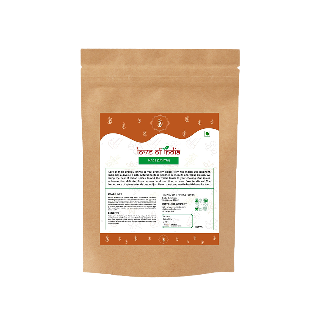 Organically Grown Mace (Javitri) Full Flower | Kerala (Idduki) -10gm | Premium Export Quality and Natural Flavor