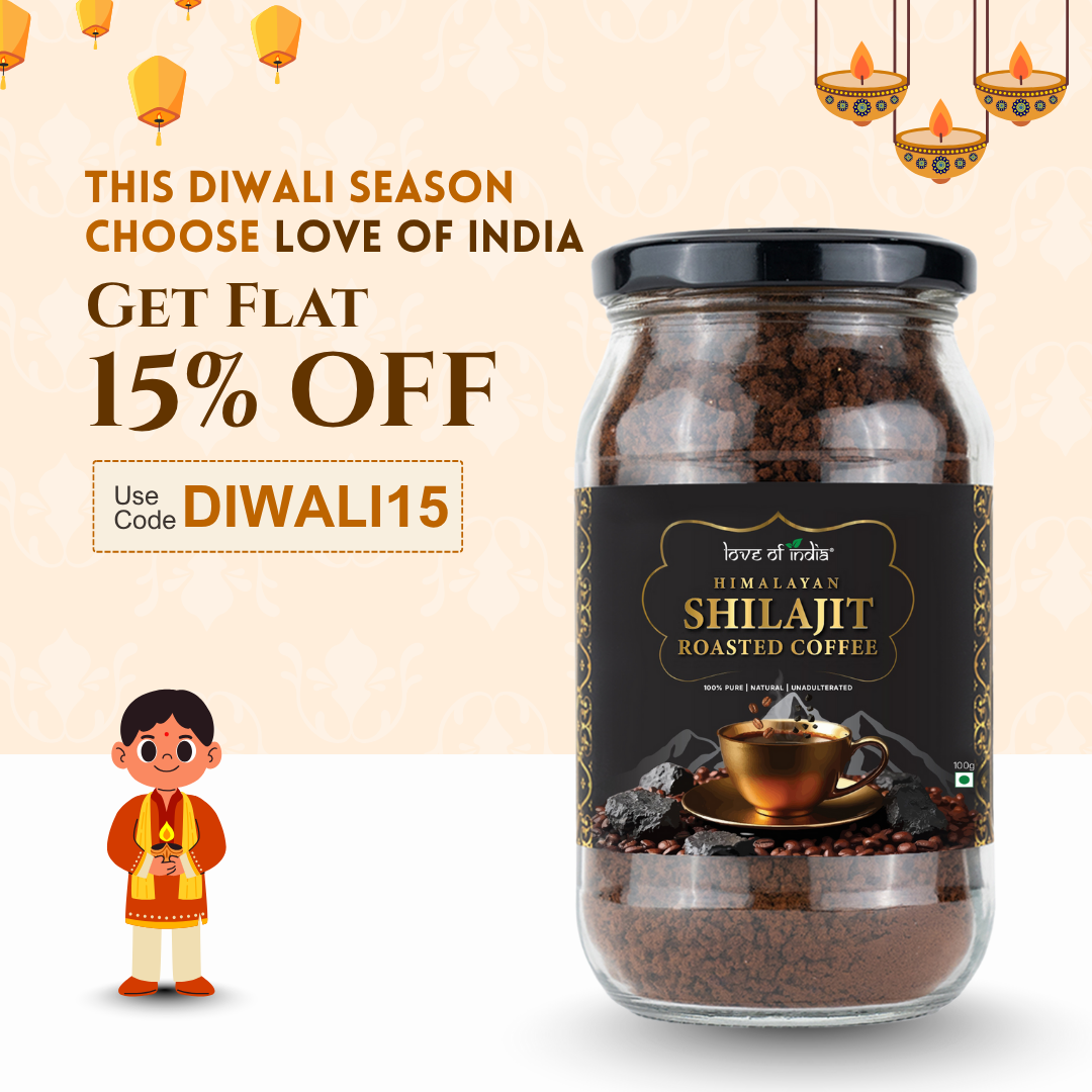 Himalayan Shilajit Roasted Premium Coffee | Rich Aroma & Energy Booster