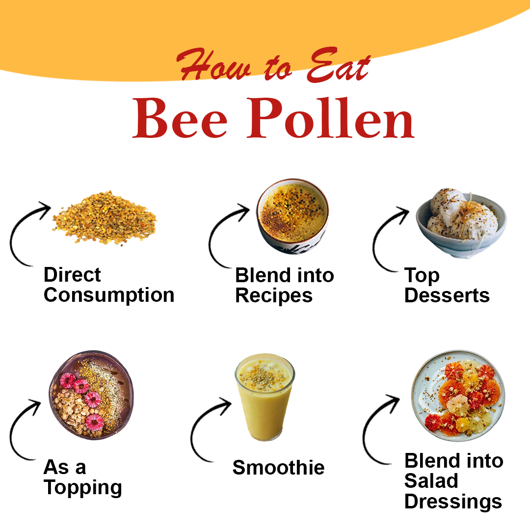 Bee Pollen | 100% Raw Natural Bee Pollen | A Natural Superfood