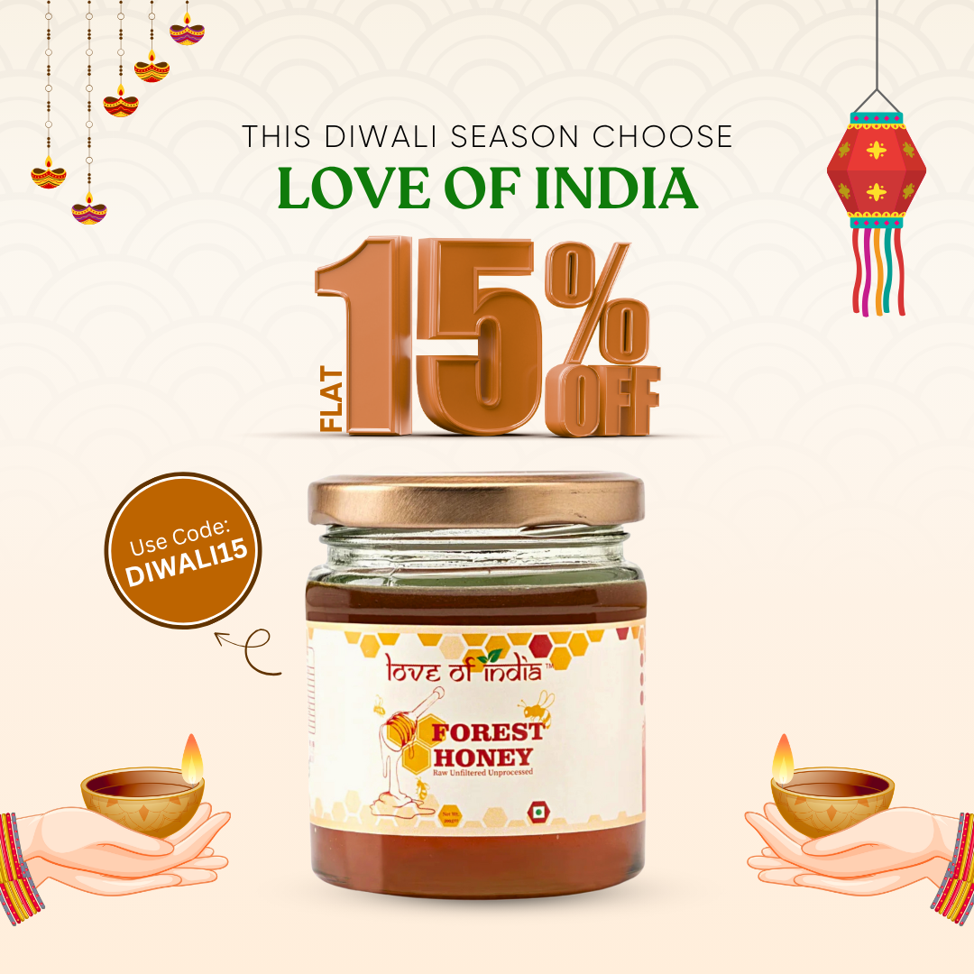 Forest Honey (Raw, Unfiltered, Unprocessed & Non-Pasteurised)