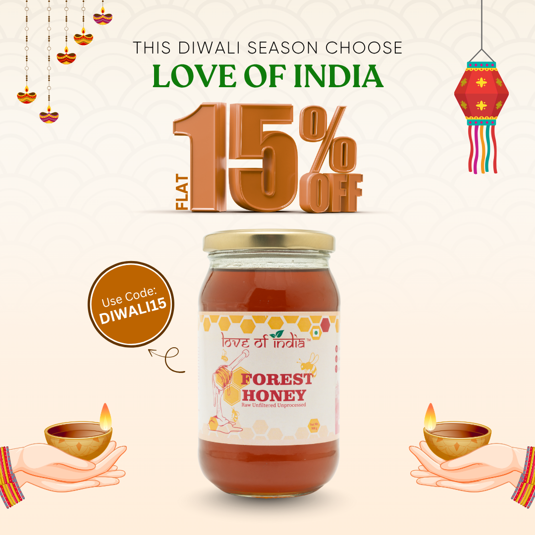 Forest Honey (Raw, Unfiltered, Unprocessed & Non-Pasteurised)