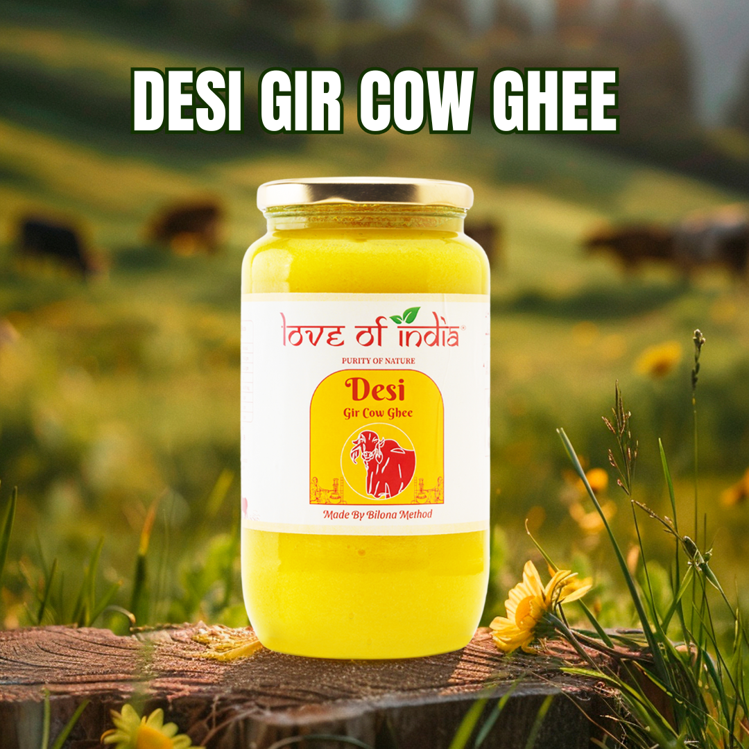 Love of India Desi Vedic Gir Cow Ghee made by Bilona method