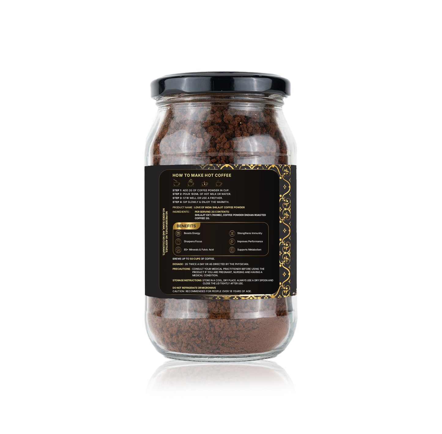 Himalayan Shilajit Roasted Premium Coffee | Rich Aroma & Energy Booster