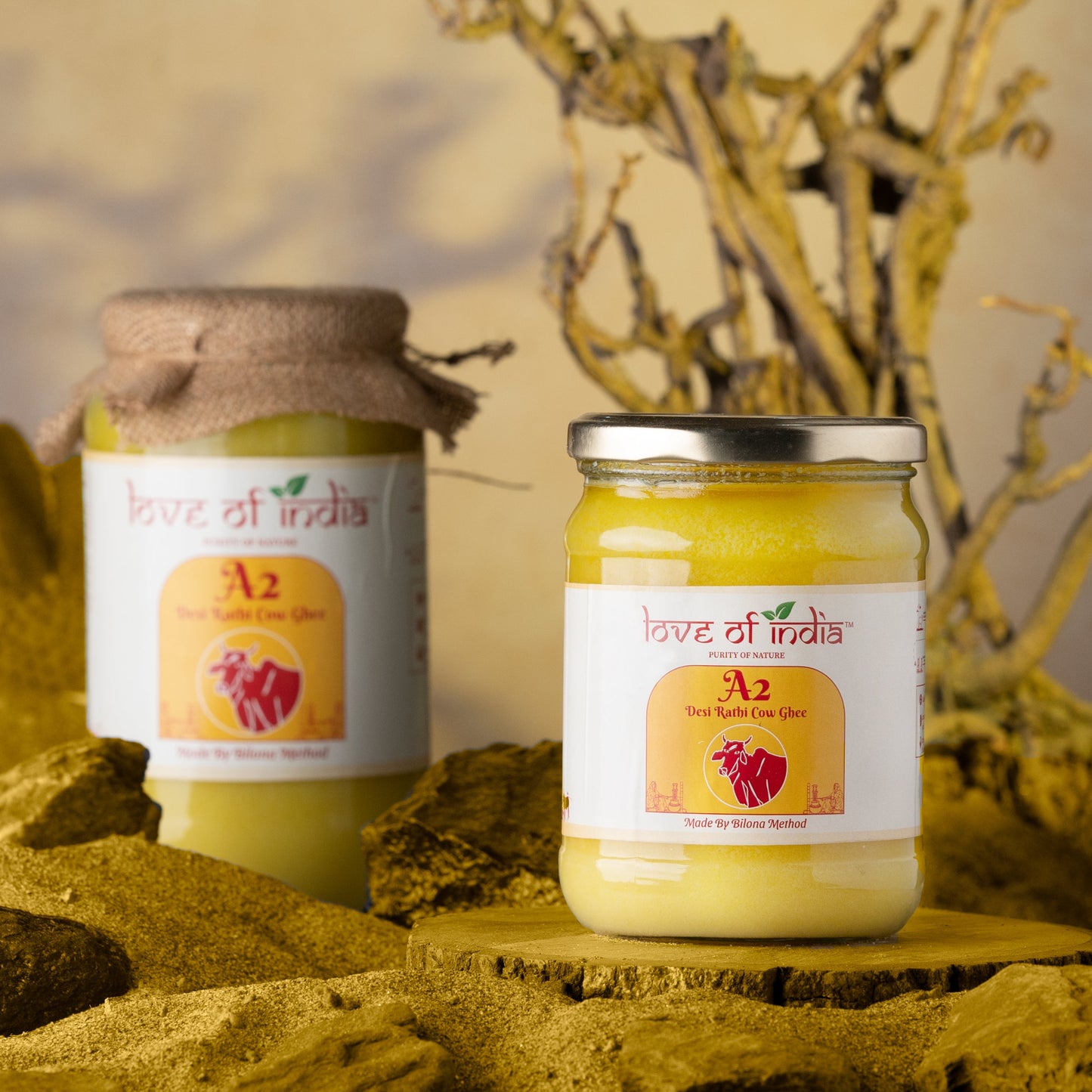 A2 Desi Vedic Cow Ghee (Gir + Rathi) Combo Offer