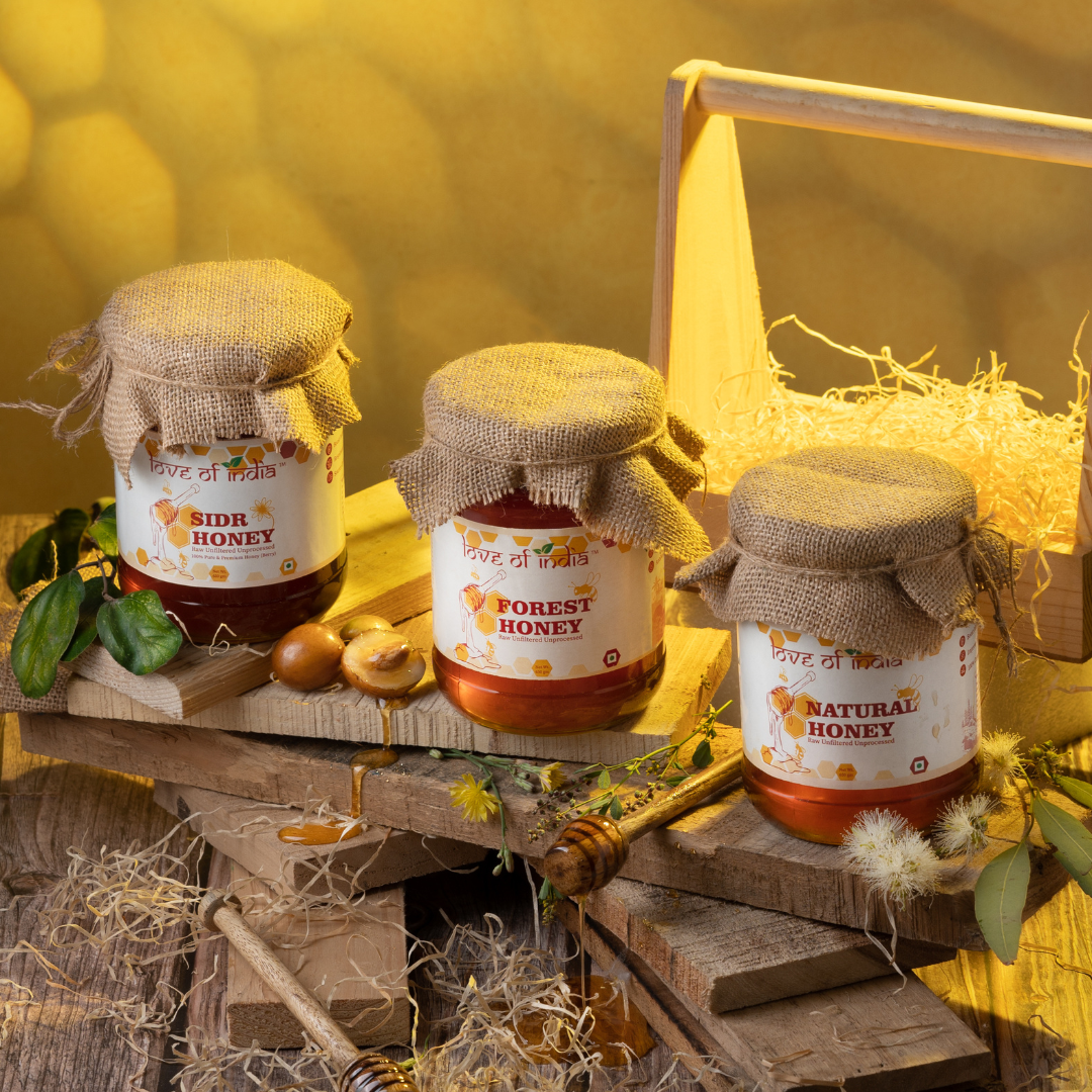 Raw Honey (Forest + Natural + SIDR Honey) (Combo Offer)