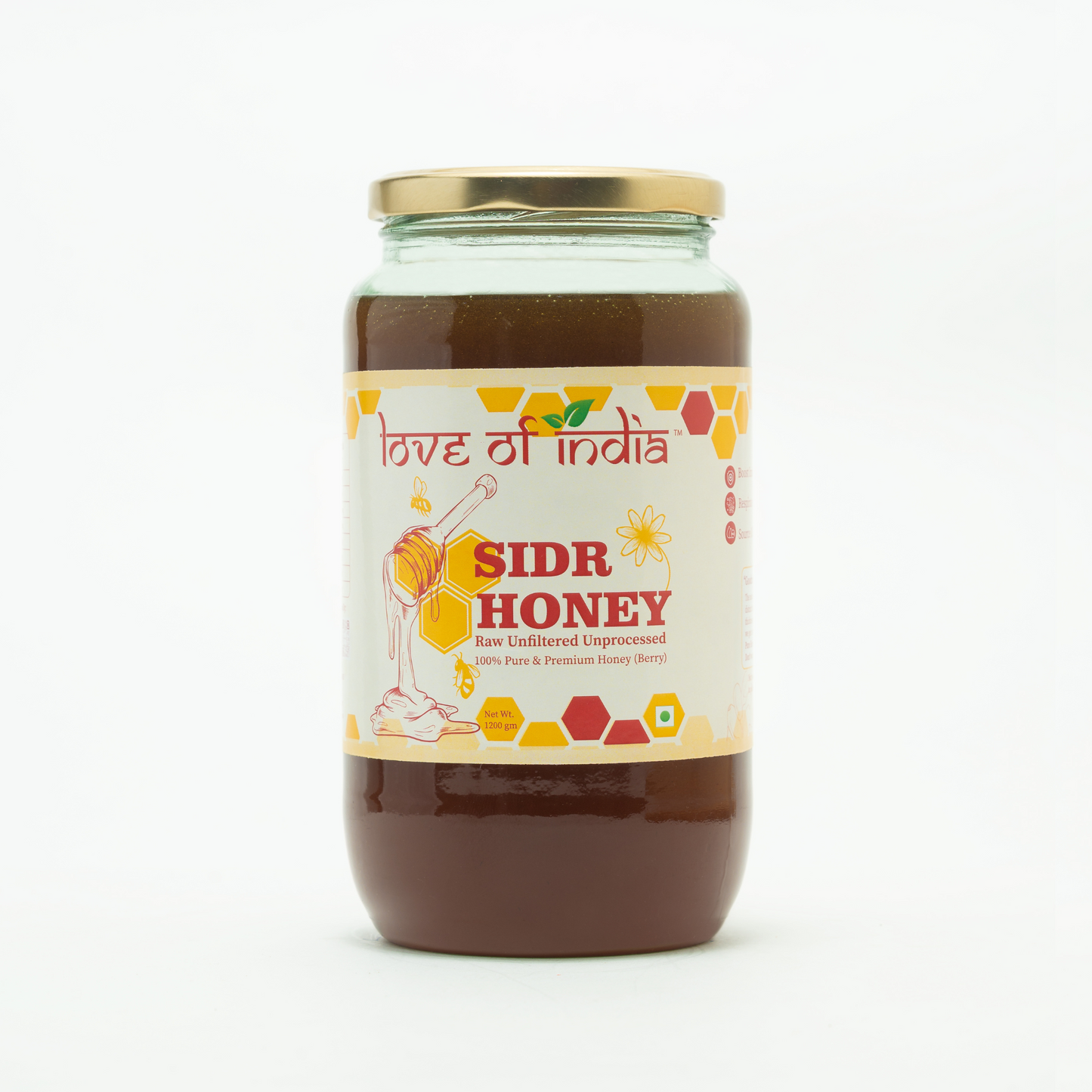 SIDR Honey (Raw, Unprocessed, Unfiltered, Pure & Premium Honey) Jujube Berry