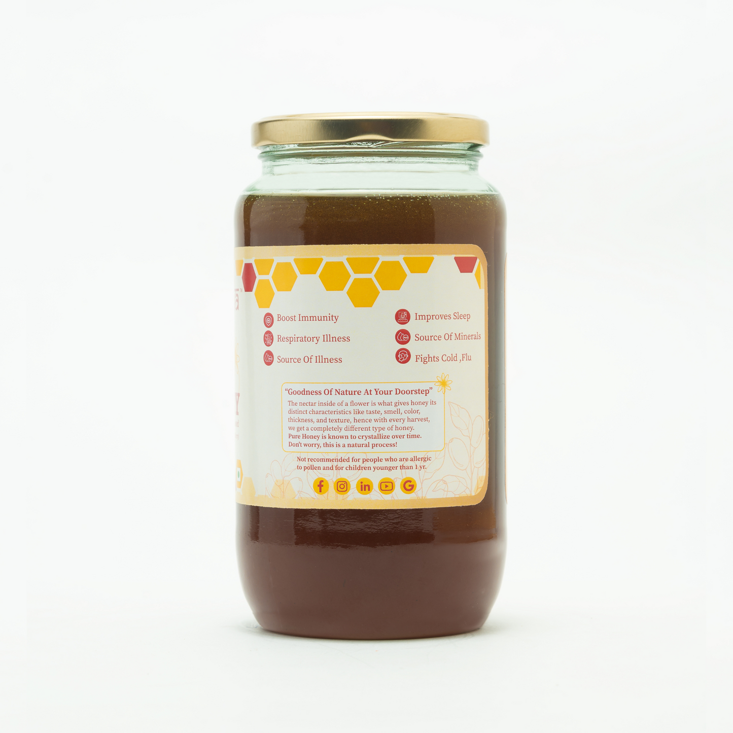 SIDR Honey (Raw, Unprocessed, Unfiltered, Pure & Premium Honey) Jujube Berry