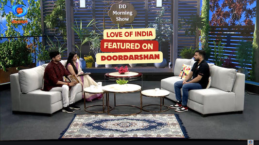 A Proud Moment for Love of India: Featured on DD Morning!