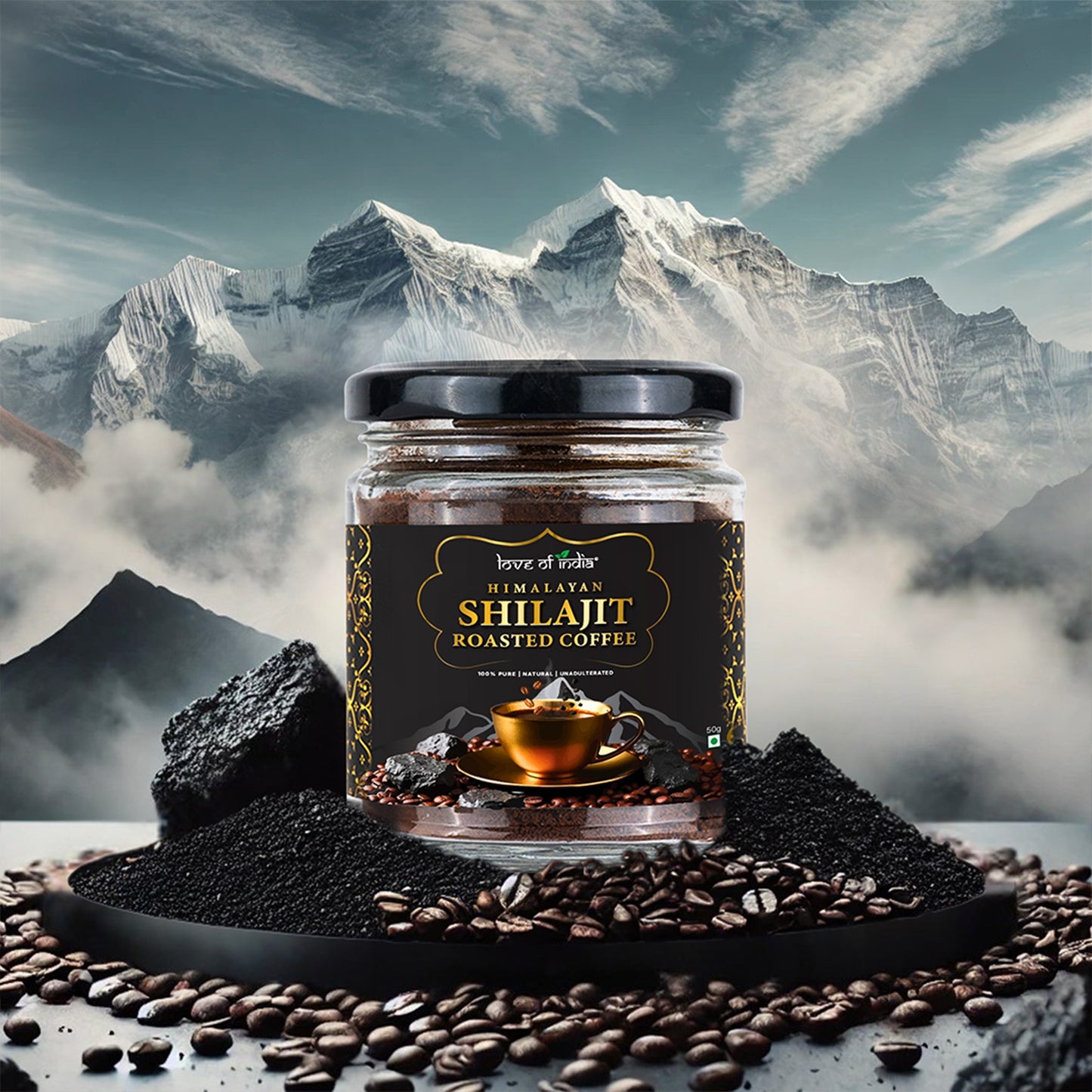 Himalayan Shilajit Roasted Premium Coffee by Love of India