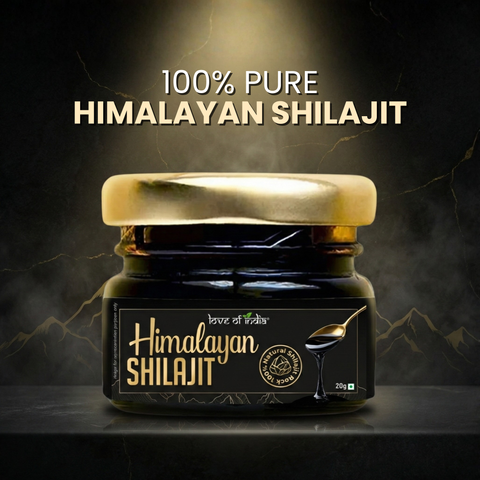 Love of India Pure Himalayan Shilajit Resin | Rich in Fulvic Acid & 85+ Minerals | 20g