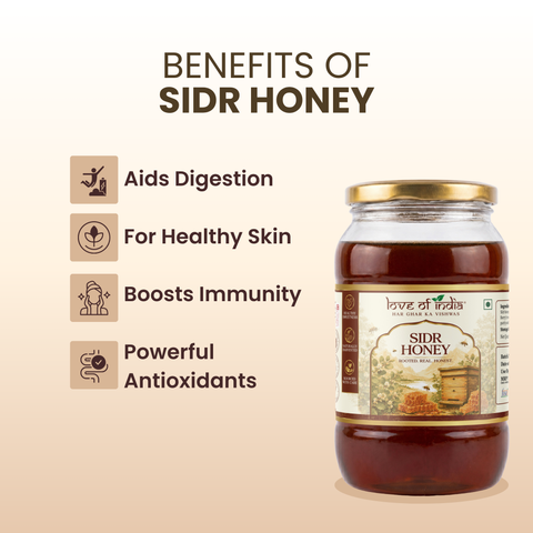 SIDR Honey (Raw, Unprocessed, Unfiltered, Pure & Premium Honey) Jujube Berry
