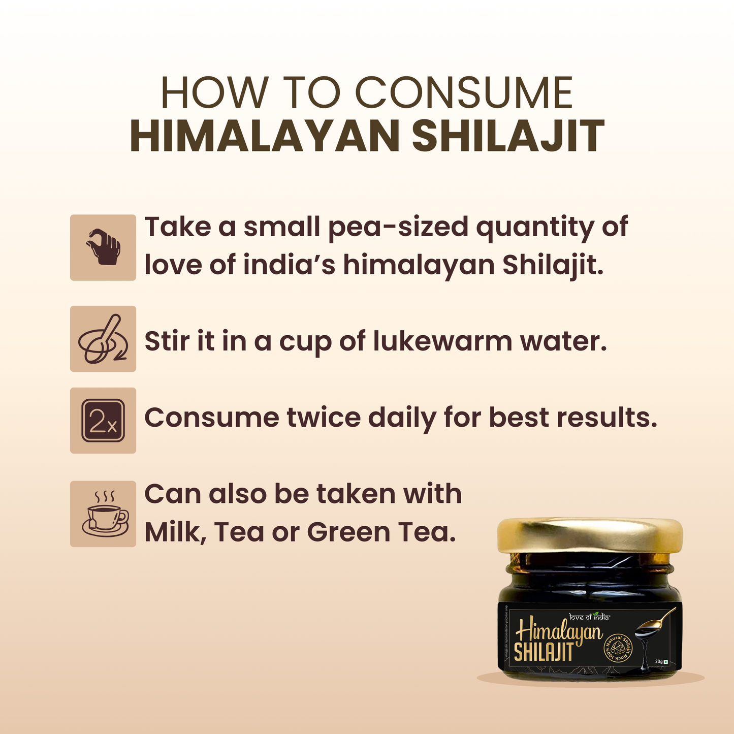 Pure Himalayan Shilajit Resin | Rich in Fulvic Acid & 85+ Minerals | Loveofindia