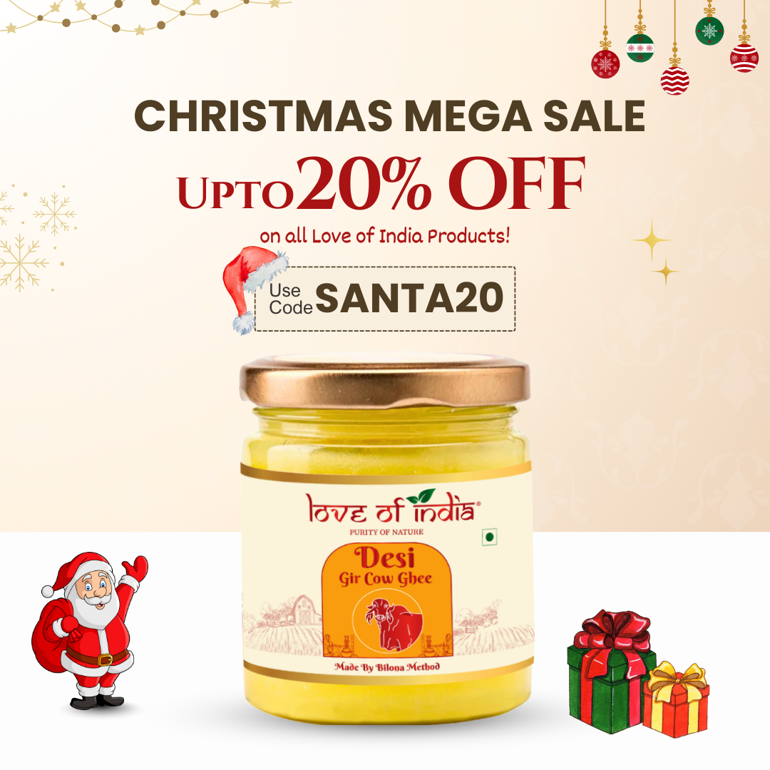 Love of India Desi Vedic Gir Cow Ghee made by Bilona method