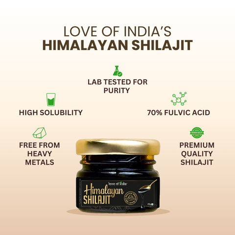 Pure Himalayan Shilajit Resin | Rich in Fulvic Acid & 85+ Minerals | Loveofindia