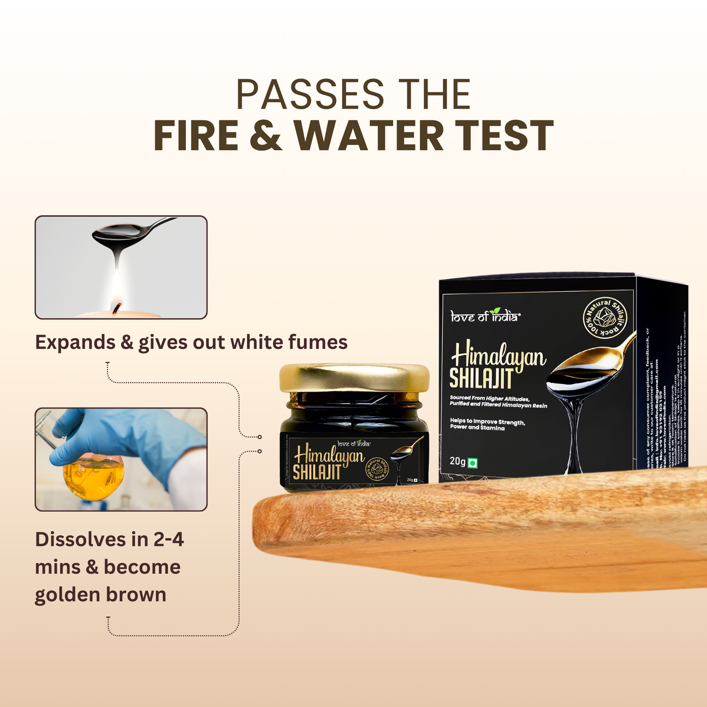 Pure Himalayan Shilajit Resin | Rich in Fulvic Acid & 85+ Minerals | Loveofindia