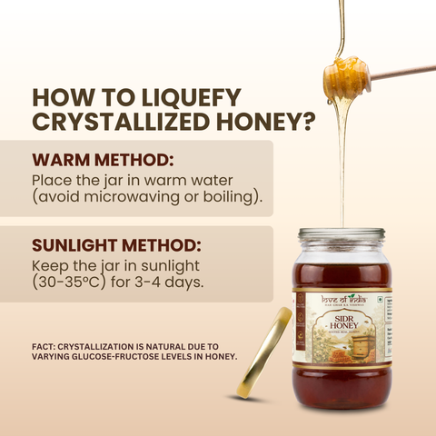 SIDR Honey (Raw, Unprocessed, Unfiltered, Pure & Premium Honey) Jujube Berry