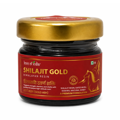Himalayan Shilajit Gold | Ayurvedic Herbal Blend | Fulvic Acid Rich Resin | Quality Tested