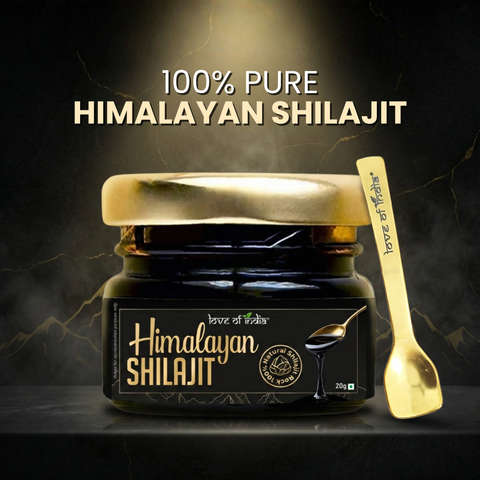 Love of India Pure Himalayan Shilajit Resin | Rich in Fulvic Acid & 85+ Minerals | 20g