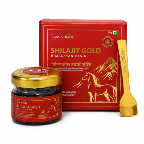 Himalayan Shilajit Gold | Ayurvedic Herbal Blend | Fulvic Acid Rich Resin | Quality Tested