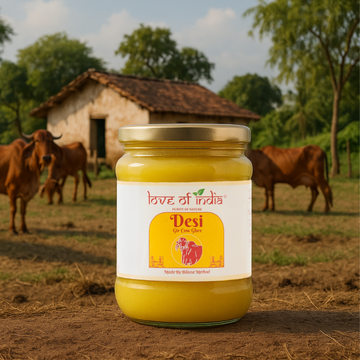 Love of India Desi Vedic Gir Cow Ghee made by Bilona method