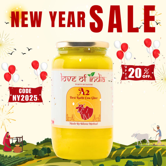 Love of India Desi Vedic Rathi Cow Ghee made by Bilona method