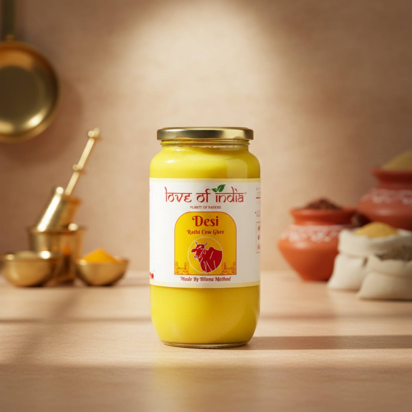 Desi Vedic Rathi Cow Ghee made by Bilona method