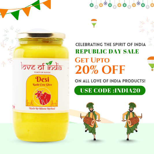 Desi Vedic Rathi Cow Ghee made by Bilona method