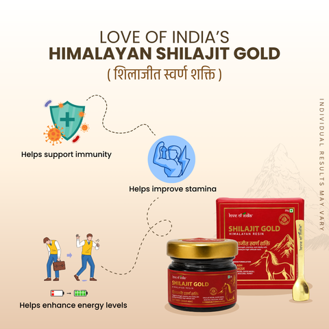 Himalayan Shilajit Gold | Ayurvedic Herbal Blend | Fulvic Acid Rich Resin | Quality Tested