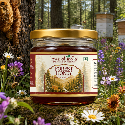 Forest Honey (Raw, Unfiltered, Unprocessed & Non-Pasteurised) 400gm