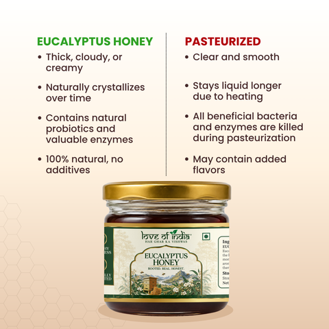 Eucalyptus Honey 400g | 100% Pure – Soothes Sore Throat & Supports Lungs