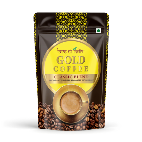 Love of India Gold Coffee – Classic Blend | Instant Coffee 50gm