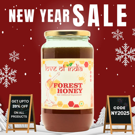 Forest Honey (Raw, Unfiltered, Unprocessed & Non-Pasteurised)