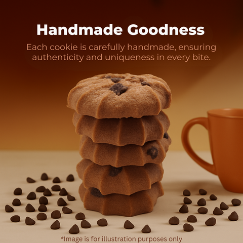 Choco Chip Crunch Cookies | Gluten Free | No Maida | High Protein Snack - 130gm