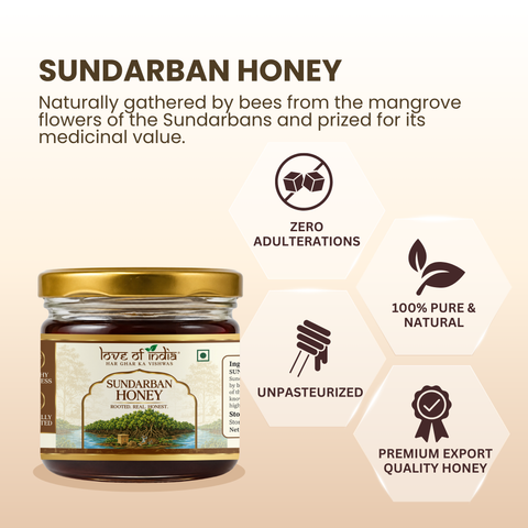 Sundarban Honey 400g | 100% Pure – Wild Forest Nectar for Immunity