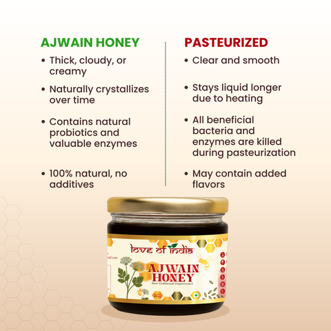 Ajwain Honey 400g | 100% Pure – Aids Digestion & Relieves Cough