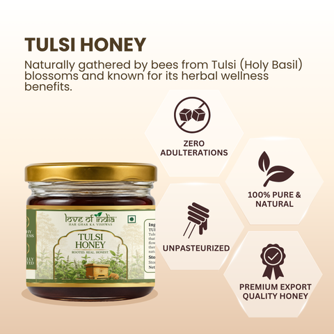 Tulsi Honey 400g | 100% Pure – Manages Stress & Boosts Immunity